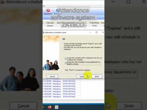 ZKTECO attendance software