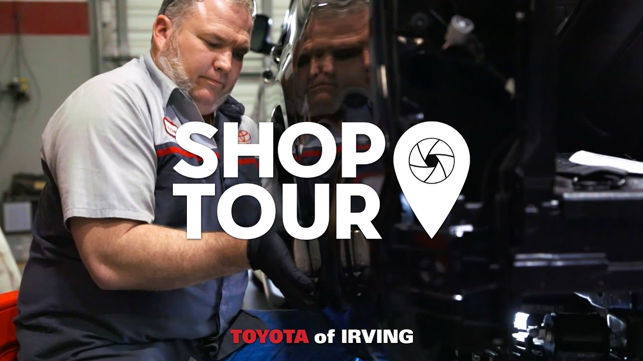Shop Tour of the Toyota of Irving Collision Center and Direct Repair ...