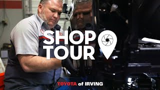 Shop Tour of the Toyota of Irving Collision Center and Direct Repair Facility | in Dallas Fort Worth Toyota Certified Auto Body Shop