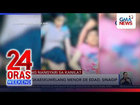2 menor de edad, sinagip nang mahulog umano sa creek sa Quezon City | 24 Oras Weekend