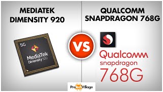 Mediatek Dimensity 920 vs Snapdragon 768G  | Snapdragon 768G vs Dimensity 920 [HINDI]