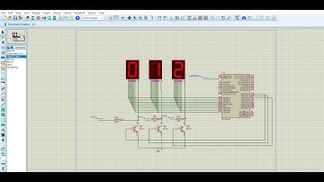 How to use 3-Multiplexed Seven-Segment Displays using a microcontroller - Implementation on Proteus