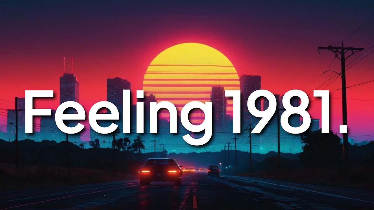 Golden Streets 1981 | Lofi Synthwave Retrowave Music Mix | 80s Chill Beats for Relax & Focus