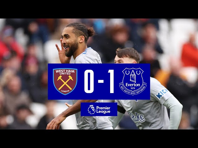 WEST HAM 0-1 EVERTON  Premier League highlights 