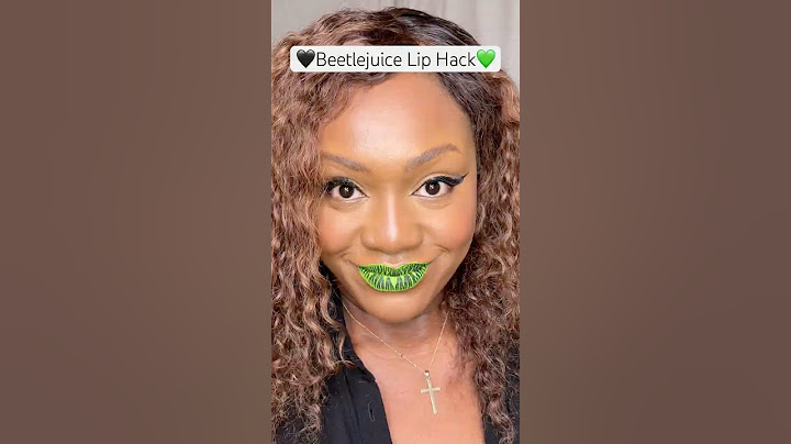 The viral beatlejuice zebra lip hack! #beetlejuice #beetlejuicemakeup #makeup #lipmakeup
