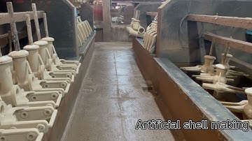 Excavator bucket tooth factory| The artificial shell making process of bucket teeth