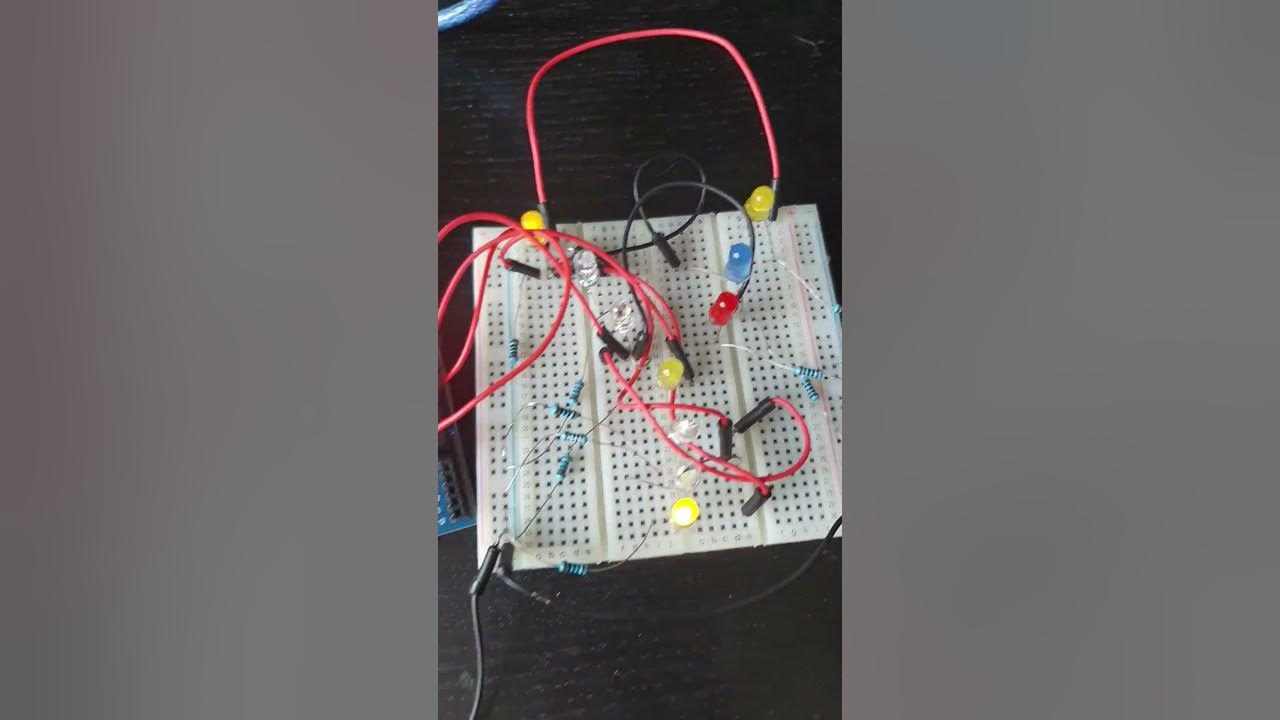 Arduino Back to the future Flux Capacitor With 3 volt leds. - YouTube