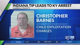Indiana investigation leads to Hardin County man accused of child exploitation