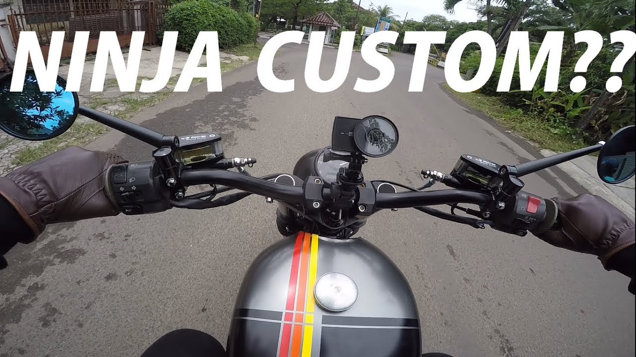 ninja 250 custom scrambler