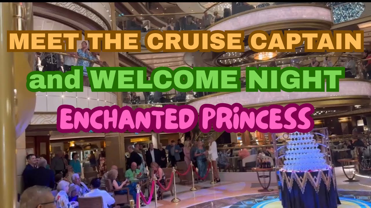 Meet the captain and welcome night. #cruising #enchantedprincess, #travel