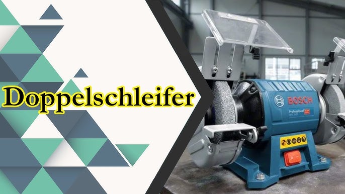 Spezial-Schleifmaschine für Schnitzer - Scheppach bg 150 Doppelschleifer HD  - YouTube
