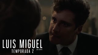 Escena: Matilde amenaza a Luis Miguel de arrebatarle a Sergio | LUIS MIGUEL: La serie -Temporada 2