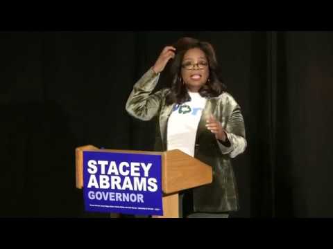 Oprah brings star power for Stacey Abrams in Georgia newspaper mockup