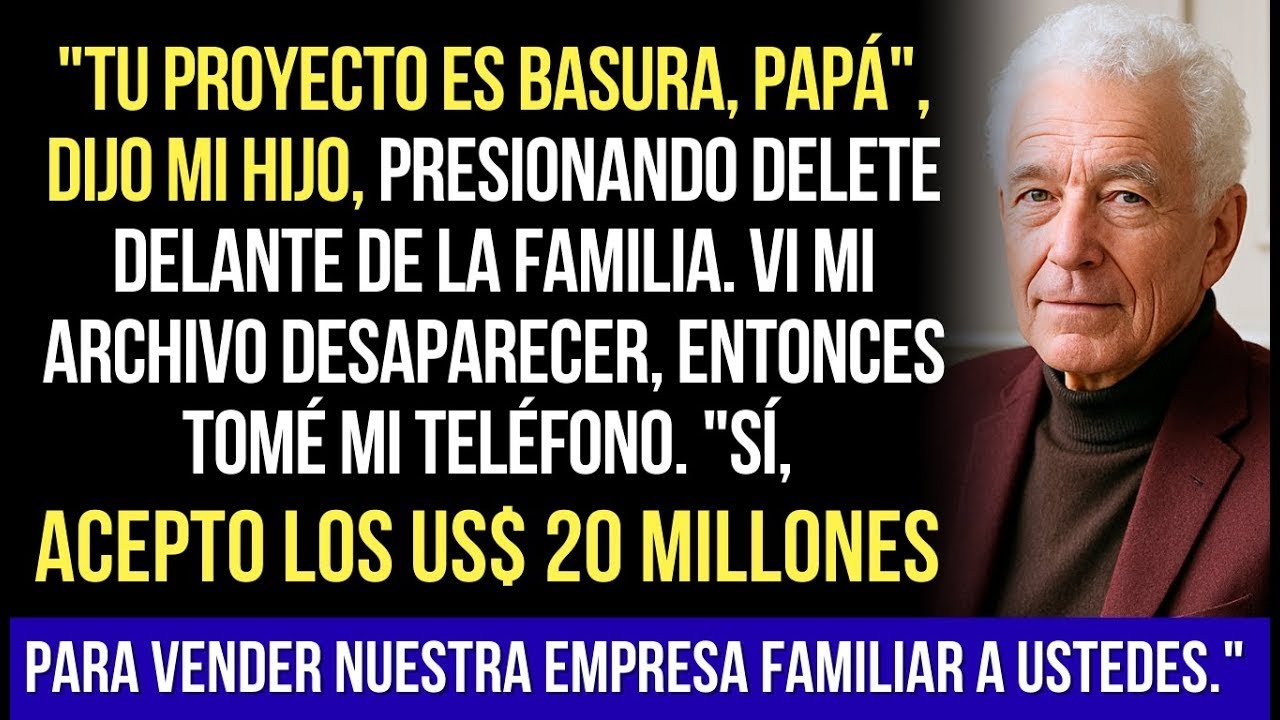 Mi Hijo Borró Mi Proyecto Delante Del Equipo - Entonces Acepté Una Oferta De US$ 20 Millones Y…
