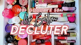 100+ HUGE LIP BALM DECLUTTER & COLLECTION 2021 | REVIEWS, FAVORITES & FAILS!