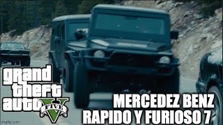 Mercedez Benz G Klasse W463 Del Convoy Auto De Rapido Y Furioso 7 Gta V Online