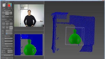 RecFusion - Reconstructing a turning person with Kinect