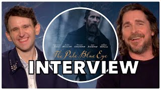 THE PALE BLUE EYE Interview | Christian Bale and Harry Melling Talk Edgar Allen Poe Murder Mystery