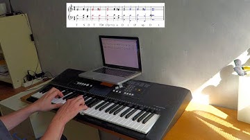 Chromatic modulation: C major to A major