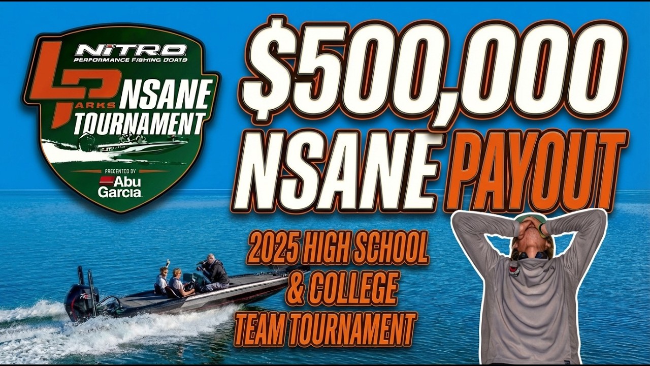 RECORD-BREAKING $500,000 NSANE Student Bass Fishing Tournament at Lake Martin (2025)
