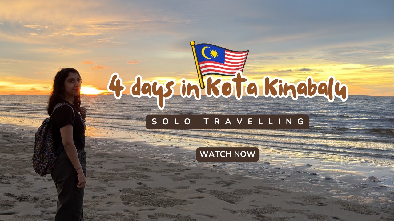 Solo Travel Vlog: 4 Days in Kota Kinabalu, Malaysia | Nature, Culture & Food!