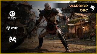 Orc Warrior - Video Preview - FAB [UE5] - Asset Store [Unity]