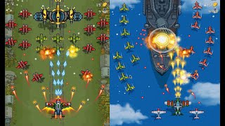 1945 Airforce - Airplane Shooting Games , Android I ios gameplay , kids game, walkthrough, free game screenshot 1