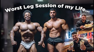 WORST LEG SESSION OF MY LIFE... W/ Breon Ansley