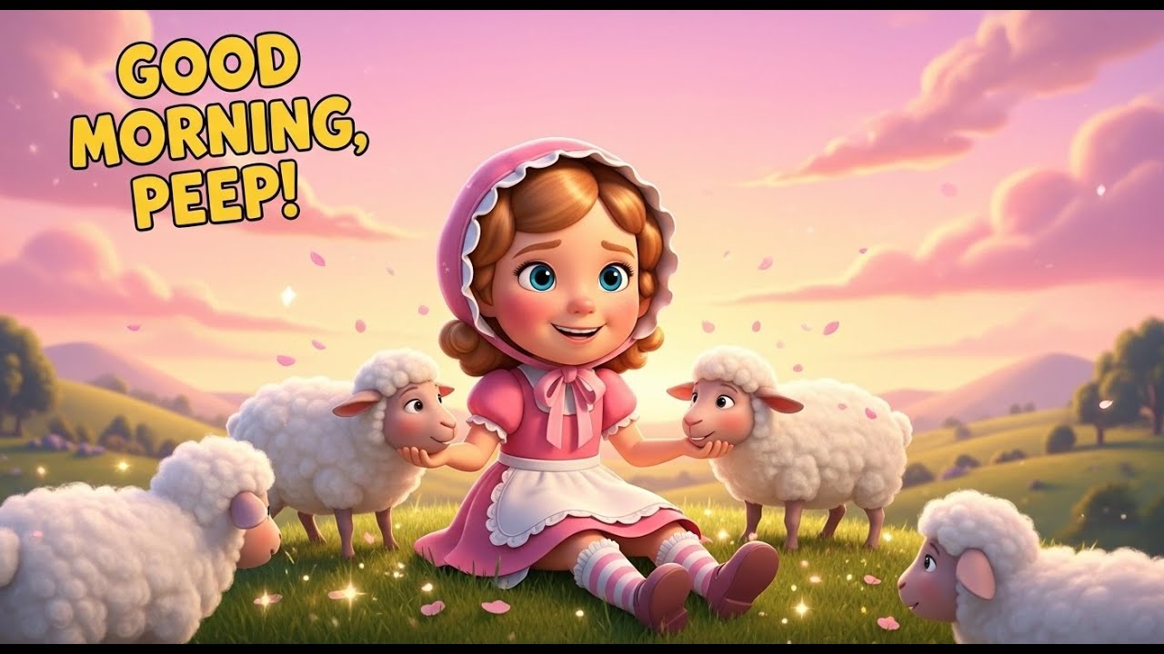 Маленькая Бо-Пип потеряла овечку | Видео-сказка в стихах для малышей и детей детского сада