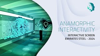 ANAMORPHIC INTERACTIVE SCREEN | EMIRATES STEEL ARKAN | MIND SPIRIT DESIGN