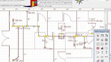 [Wrightsoft] Example Duct Design (Step 8)  Editing the Duct System