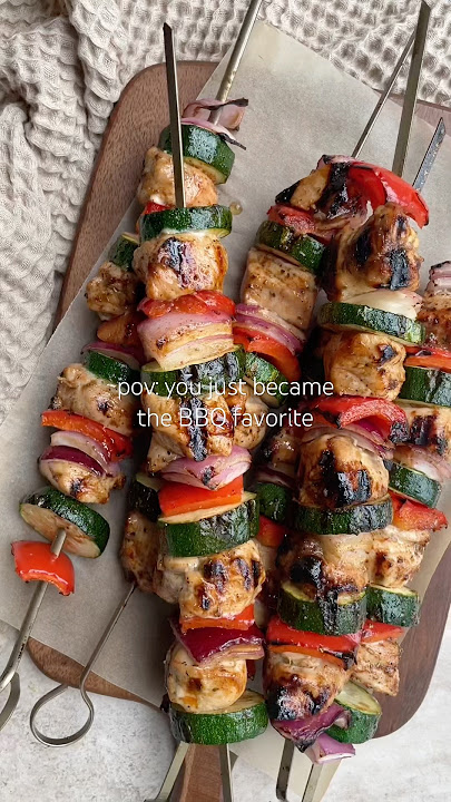 Juicy Balsamic Chicken Kabobs | Perfect for Summer Grilling