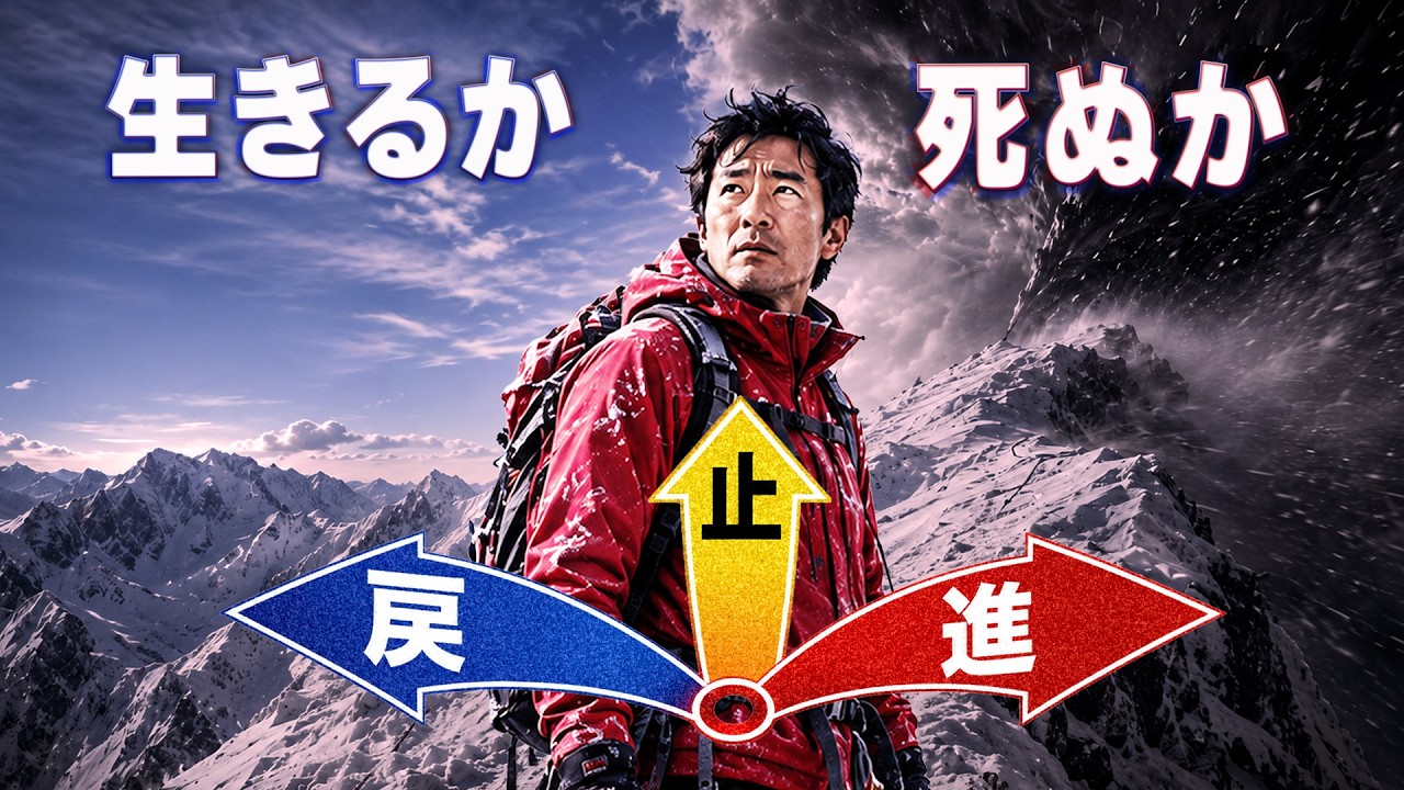 進んだ人、止まった人、引き返した人 2012年5月4日 白馬岳遭難事故【地図とアニメで解説】