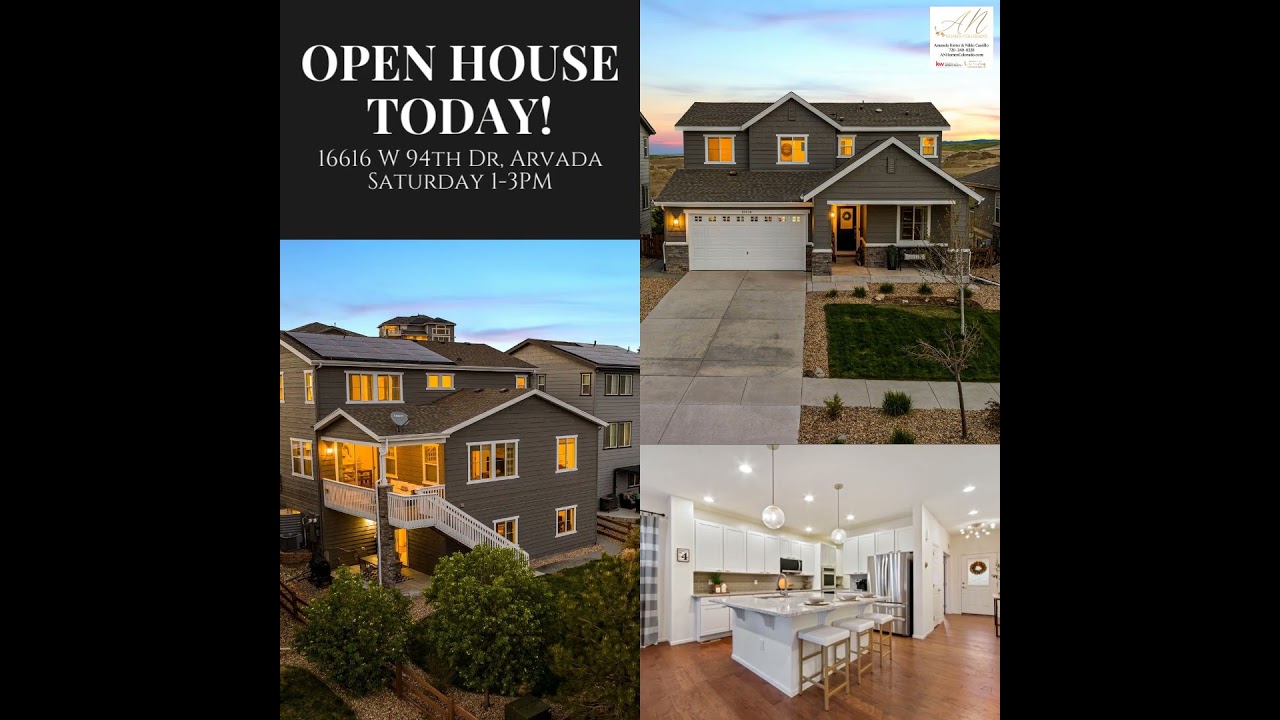 16616 W 94th Dr, Arvada - OPEN HOUSE TODAY!