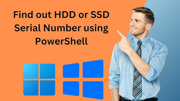 How to find out HDD or SSD Serial Number in Windows 11 or 10 using PowerShell | GearUpWindows