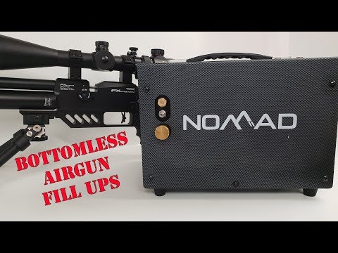 BOTTOMLESS Airgun Air - Nomad 2 / Home / 12V Mobile Compressor - PCP Unlimited Power