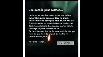 Une Pensée Pour Maman 