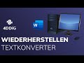 Wiederherstellen Textkonverter: So Retten Sie Ihre Word-Dokumente mühelos!