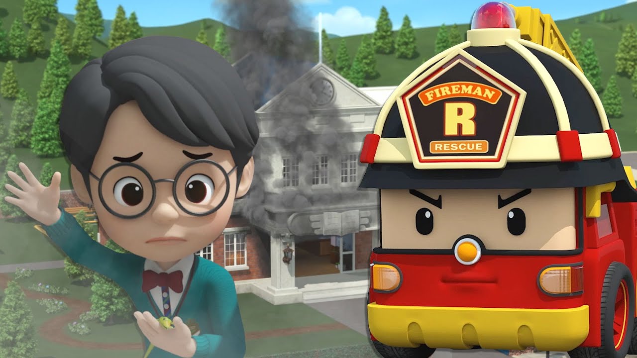School Fire Safety Series│Best Fire Safety Series🚒│Cartoons for Kids│Robocar POLI TV
