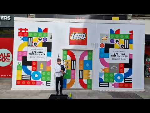 Irish Busker Playing