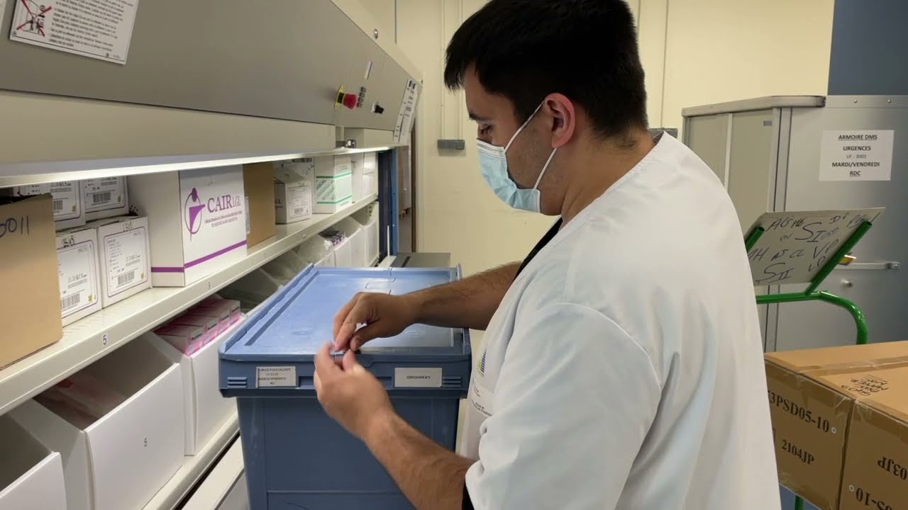 Présentation de la PUI de l'hôpital de Melun-Sénart (Pharmacie à Usage Intérieur)