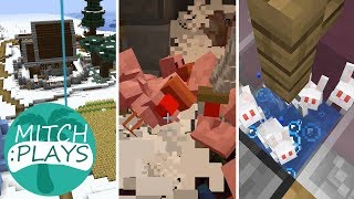 Easy Rabbit Farm - Mitch Plays Minecraft
