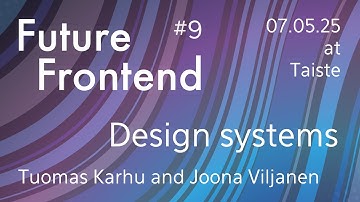 FF meetup #9 - Design systems