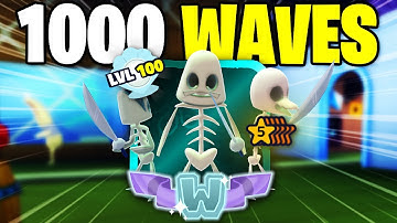 ONE UNIT WAVE 1000 in Spongebob Tower Defense