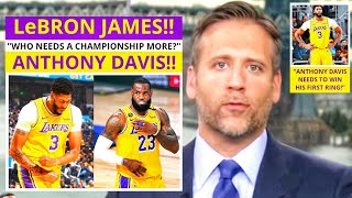 Lebron Jameslakers Anthony Davislakers Who Needs A Ring More? First Take Stephenmaxcommentary