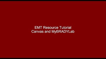 MyBRADYLab Tutorial   EMT