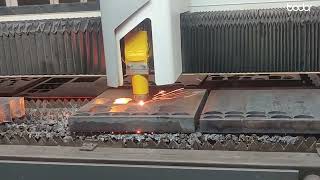 Bodor 30000W Cutting 60Mm Carbon Steel With Oxygen