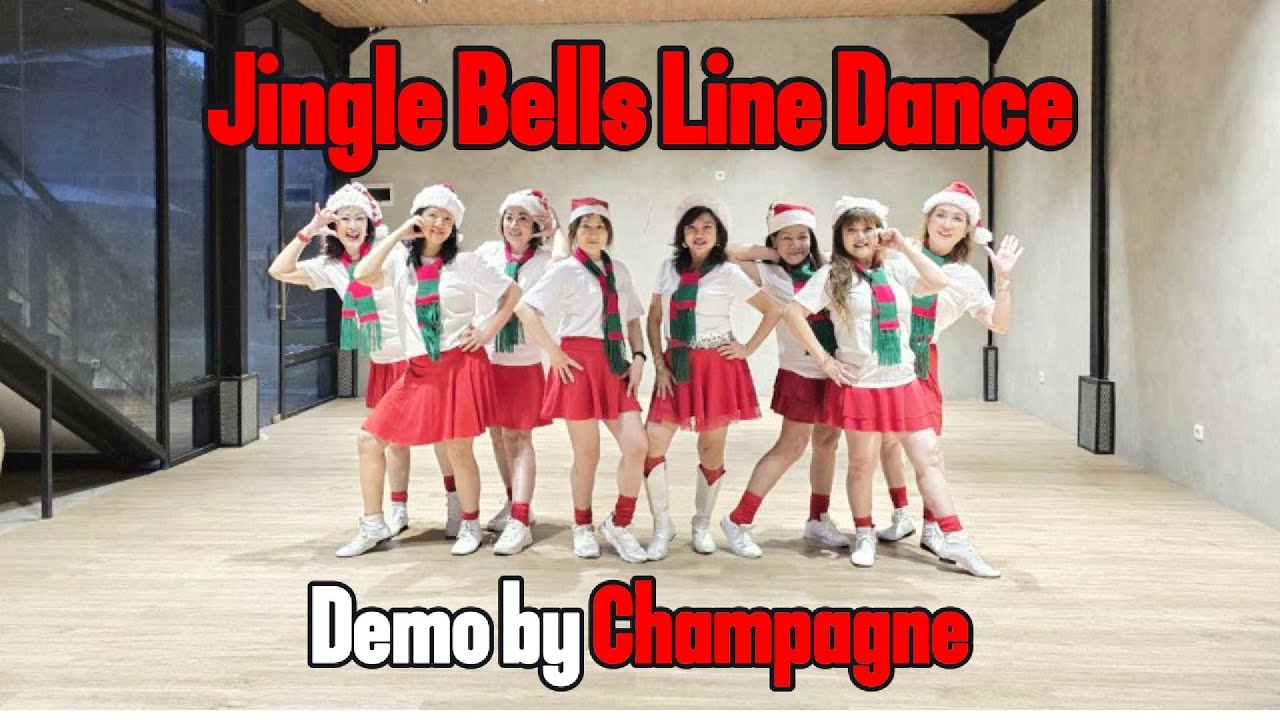 Jingle Bells Line Dance - Demo by Champagne🥂