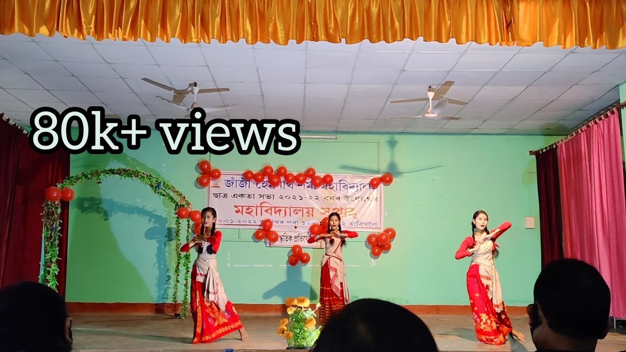 Ami Axomia suwali  choreograph by Puja gogoiClg wk dance Jhanji HNS college 20221st prize