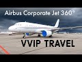 Vvip airbus corporate jet acj  munich airport